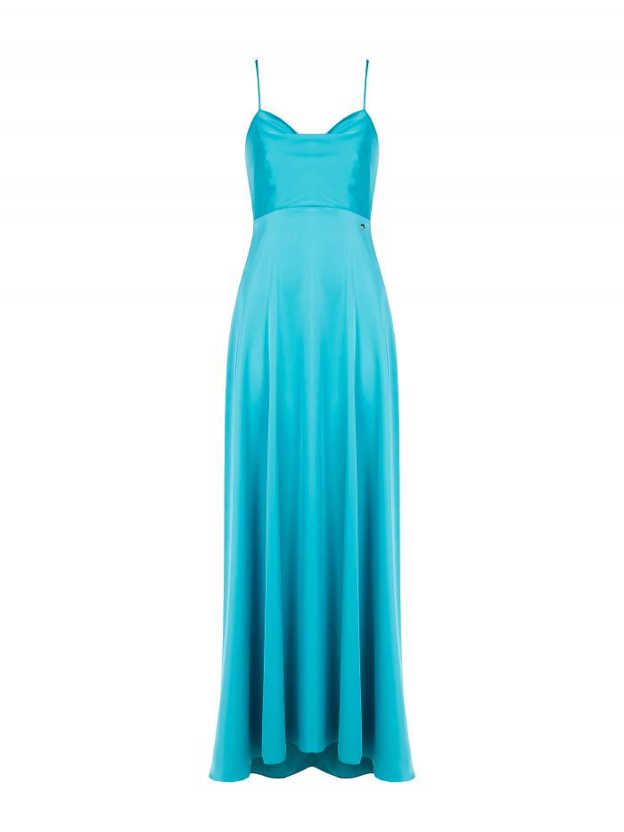Turquoise dames jurk Rinascimento - CFC0118983003