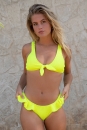 Neon geel bikini broekje Colourful Rebel - Kiara 