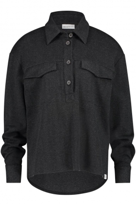 Zwarte dames blouse Penn&Ink - W20N820 