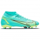 Blauw/groene voetbalschoenen Nike Mercurial Superfly 8 - CV0843-403