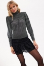 Zilvere dames top Loavies - Cool & Chic silver