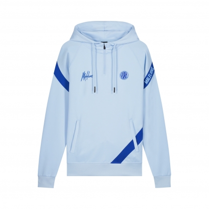 Blauwe heren hoodie Malelions - Pre-Match Hoodie 321 light blue/l