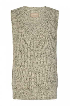 Beige dames spencer Mos Mosh - Ayda knit 142880-540