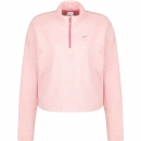 Nike Dames Therma-FIT Half Zip Top Sweatshirt roze-wit 667