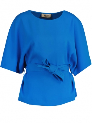Blue Aster dames blouse MosMosh - Rikas lela blouse