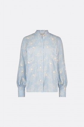 Blauwe dames blouse Fabienne Chapot - Brody Broderie Blouse
