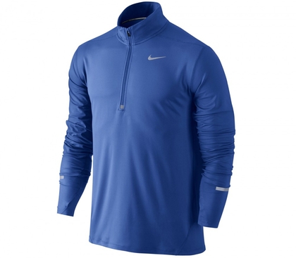 blauwe langemouw runningshirt heren Nike 683485 480