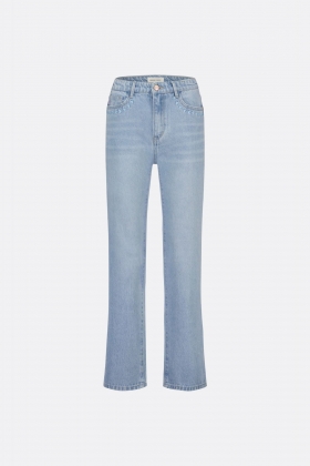 Straight leg blauwe dames jeans - Fabienne Chapot light wash