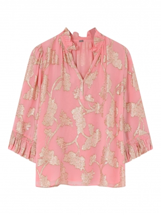 Roze dames blouse Gustav - 49619-7478-6406